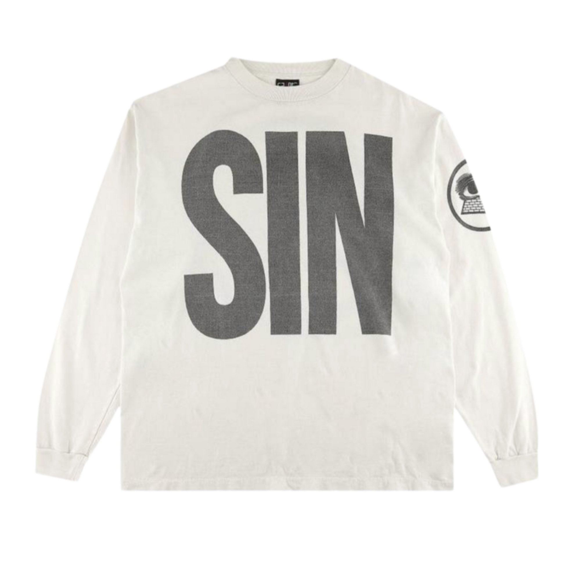 Saint Michael Sin Long-Sleeve T-Shirt - White